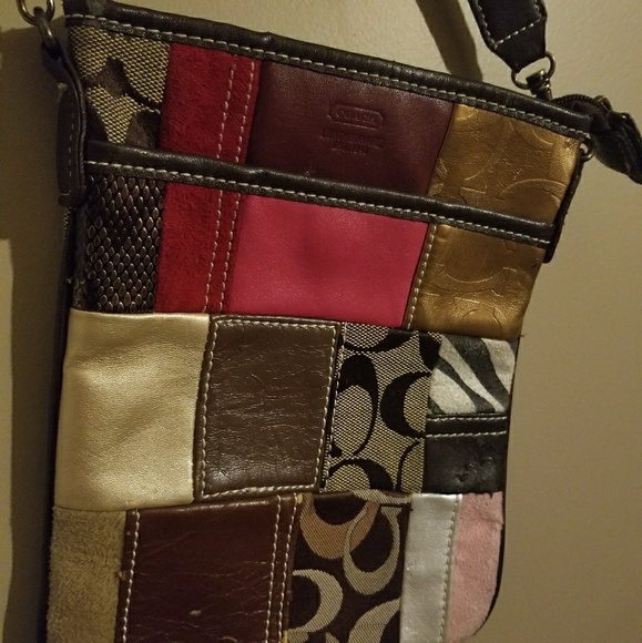 Coach patchwork cross body bag - Picture 1 of 3